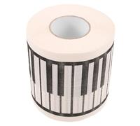 SOIMISS Creative Piano Pattern Toilet Paper Roll Soft Paper Tissue for Bathroom Home Safe Non-Toxic Music Note Design Gentle Skin Gift for Music Lovers Party and Daily Use