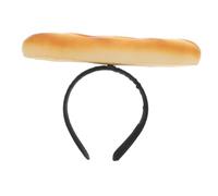 SOIMISS Creative Realistic Baguette Bread Headband for Women Lightweight Comfortable Costume Hair Hoop for Live Streaming Photo Shoots Spa Birthday Parties and Holiday Decorations