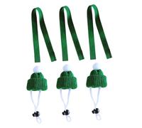 SOIMISS Creative Small Pet Knitted Hat and Double-sided Fleece Scarf Lightweight Guinea Pig Party Costume Accessory Adorable Handcrafted Beanie for Hamsters Chinchillas and Small Animals