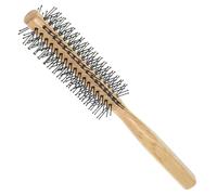 SOIMISS Curly Hair Styling Brush with Natural Wooden Handle and Soft Bristles for Blow Drying and Smooth Hair at Home or on the Go