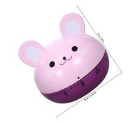 SOIMISS Cute Bunny Kitchen Countdown Timer Mechanical Wind-up Cooking Timer for Baking and Egg Timing Adorable Animal-shaped for Precise Culinary Management