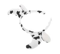 SOIMISS Cute Cow Horns and Ears Headband for Adorable Kawaii Hair Accessories for Skincare and Halloween Parties Soft and Comfortable Design