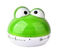 SOIMISS Cute Frog Visual Timer for Mechanical Countdown Clock for Study and Cooking Compact Kitchen Timer for Classroom and Home Management