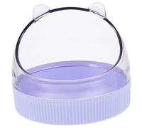 SOIMISS Cute Hamster Food Bowl Small Animal Feeding Dish for Guinea Pig Chinchilla and Rat Safe Acrylic Design Compact Size for Easy Use in PET Cages