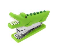 SOIMISS Cute Mini Handheld Stapler for Office and School Portable Cartoon Crocodile Design Stable Stapling for Home and Student Stationery Use