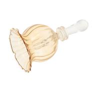SOIMISS Decorative Glass Handbell with Handle for Christmas and Wedding Crystal Dinner Bell for Restaurant Service Table Decoration and Festive Signaling