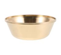 SOIMISS Decorative Handcrafted Offering Bowl Copper Tibetan Buddhist Design High Oxidation Resistance and Purification Features for Home and Spiritual Rituals for Meditation and Altar