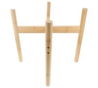 SOIMISS Detachable Plant Stand Heavy Duty Bamboo Flowerpot Support Rack for Indoor Outdoor Use Freestanding Rustic Planter Display Shelf Easy Assembly