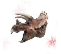 SOIMISS Dinosaur Hand Glove Puppet Soft Rubber Triceratops Role Play for Imaginative Group Play Educational Birthday Gift