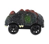 SOIMISS Dinosaur Track Car for Battery Powered Vehicle with LED Lights Abs Material Suitable for DIY Play and Indoor Display