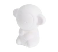 SOIMISS DIY Ceramic Monkey Shaped Coin Bank for Unfinished Ceramic Saving Box Smooth Polished Animal Piggy Bank Creative Painting Craft Gift for Boys