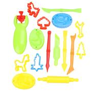 SOIMISS DIY Colored Clay Kit with Various Mold Shapes Bright Non Toxic Plasticine Tools for Creative Play Easy Grip Eco Friendly Modeling to Enhance Imagination and Learning