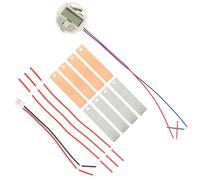 SOIMISS DIY Fruit Battery Science Kit Zinc and Copper Plates, Potato Clock Making Educational, School Fruit Battery Project Supplies for Science Experiments