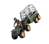 SOIMISS DIY Miniature Farm Play with Farmer Figures and Tractor Model Educational Simulation for Home and Garden Decoration Accessory Enhances Observation and Analytical Skills