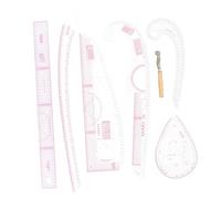SOIMISS DIY Patchwork Sewing Ruler Multifunction Tailor Cutting Tool for Clothing Design Dressmaking with Smooth Surface Easy Operation for Beginners and Enthusiasts