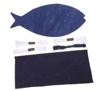 SOIMISS DIY Sashiko Embroidery Kit for Beginners Complete Japanese Fish Stitch Starter with Fabric Needles Floss Step by Step Guide for Adults Crafting Tea Mats and Coasters