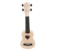 SOIMISS Diy Ukulele Painting Kit Small Wooden Guitar Craft Supplies Hand Made Music Toys for Girls Custom Art Project