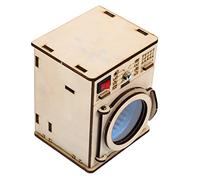 SOIMISS DIY Washing Machine Assembly Wooden Science Experiment Kit for Boys and Educational Stem Project for Creative Learning and Practical Skills Development Safe Material Birthday