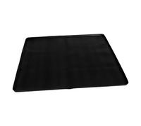 SOIMISS Dog Pee Pad Tray Pet Potty Training Tray Waterproof Silicone 24x24 in Black Raised Edge Nontip Structure for Apartments and Crate Potty Training for Dogs and Pet Owners