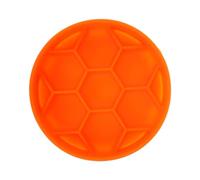 SOIMISS Dog Slow Feeder Bowl Non-slip Silicone Base Small Orange Anti-choke Slow Feeding Dish for Puppies and Small Dogs