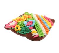SOIMISS Dog Sniffle Mat Pet Slow Feeder Blanket for Cats and Dogs Skid Design Washable Feeding Mat for Enhanced Digestion and Olfactory Training