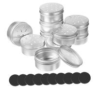 SOIMISS Dog Training Scent Boxes Magnetic Glue Tabs for Agility Training Small Metal Tins for Odor Detection