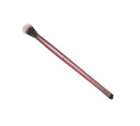 SOIMISS Double Ended Cosmetic Makeup Brush for Women Professional Eyeshadow and Eyebrow Tool with Premium Bristles Durable Handle Dark Matted Golden for Travel and Daily Use
