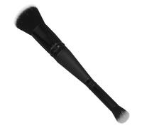 SOIMISS Dual Ended Flat Top Makeup Brush Soft Foundation Brush for Precision Application Travel Friendly Design for Blending Contouring for Loose Powder Space Saving