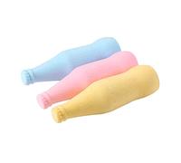 SOIMISS Durable TPR Dog Chewing Toy Molar Bottle Design for Teeth Cleaning 10-inch Sky Blue Educational PET Toy for Tenacious Chewers and Interactive Play