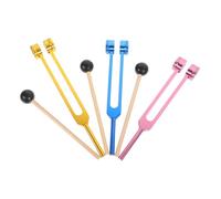SOIMISS Ear Cleaning Tuning Fork Set with Curved Sensory Testing Tools for Nerve Stimulation and Sound Therapy Durable Lightweight Kit for Professional Ear Care and Chakra Healing