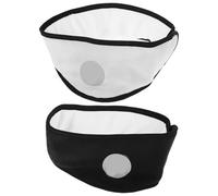 SOIMISS Ear Covers for Sleeping Noise Cancelling Eye Mask 2pcs Adjustable Hook and Loop Cotton Blend Earmuffs for Men and Women in Noisy Environments and Travel