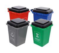 SOIMISS Early Education Garbage Sorting Small Trash Can for Developing Hand Eye Coordination Cognitive Skills Safe Material Bilingual Picture Cards for Learning