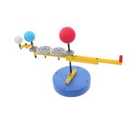 SOIMISS Educational Sun Earth Moon Model for Miniature Science Kit Demonstrating Celestial Movements and Astronomy Concepts for Elementary School Teaching and Solar System Projects