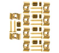 SOIMISS Electric Guitar String Retainers 5pcs with Mounting Screws Metal Vintage Style String Trees for Style Compatible Electric Guitar Accessories