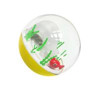 SOIMISS Electric Tumbler Cat Yellow Interactive Rolling Ball with Electric Motion for Kitten Entertainment and Mind-stimulating Indoor Pet Play