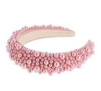 SOIMISS Elegant Pearl Headband Accessory for Women with Lightweight Comfortable Structure Design, Stylish Baroque Sponge Woman Headdress for Graduation Season and Parties