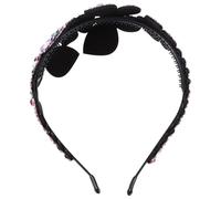 SOIMISS Elegant Rhinestone Butterfly Headband Pu Material to Accentuate Hair and Add Charm Delicate Design for Women for Banquets and Parties