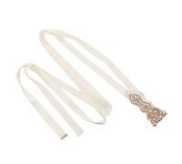 SOIMISS Elegant Rhinestone Wedding Dress Belt with Pearls and Flower Decoration Lightweight Crystal Bridal Waist Sash for Womens Gown Versatile Formal Occasion Accessory for Weddings and