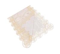 SOIMISS Embroidery Cover for Piano Decorative Dustproof Half Cover Polyester with Embroidered Lace Pattern Foldable for Electronic Organ Use