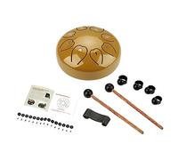 SOIMISS Ethereal Tongue Drum Large Percussion Instrument for Beginners and Professionals Crisp Sound Metal Hand Drum for Music Practice Stress Relief Meditation and Performance