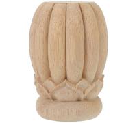 SOIMISS European Style Wood Carving Columns Roman Column Baluster Finials Fence Post Decoration Bed Post Finials Decorative Furniture Railings Khaki