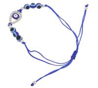SOIMISS Evil Eye Bead Bracelet for Women and Men Fashionable Protective Amulet Wristband Jewelry Handmade Woven Design for Prosperity and Style