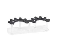 SOIMISS Eyelash Shaped Acrylic Tweezer Display Stand Organizer for Lash Extension Tools Tweezer Shelf Holder for Salon Personal Use Enhanced Efficiency Quick Access