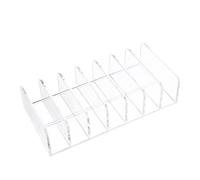 SOIMISS Eyeshadow Palette Storage Box in Nude Multi-grid Cosmetic Holder for Makeup Organiser Box for Displaying Pressed Powder Palettes