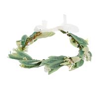 SOIMISS Fabric Olive Leaf Headband Wreath with Comfortable Simulation Leaf Decorations, Bridal Flower Headdress for Wedding and Photo Shoots, Suitable for Brides and Children