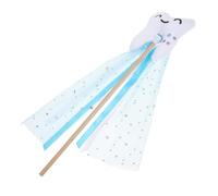SOIMISS Fairy Wand with Ribbon Prop for Dress Up Role Play and Stage Performances Birthday Present for Lightweight and Portable Teeth Fairy Accessory