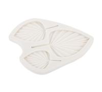 SOIMISS Fan Leaf Silicone Mold for Baking and Craft Making Leaf Shape Silicone Mold Made of Easy to Use and Clean for Polymer Clay Craft and Chocolate Production