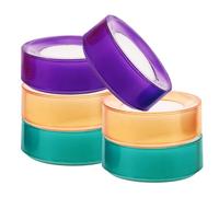 SOIMISS Finger Sponge Dampener 6Pcs Wet Pad for Counting Money Crafted from Soft Sponge for Document Sorting Random Colour