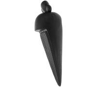 SOIMISS Fish Shaped Silicone Door Stopper Wedge Hollow-Out Design to Prevent Finger Injuries, Sturdy Black Door Stop for Household and Office Use