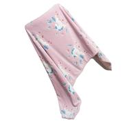 SOIMISS Flannel Cartoon Blanket Soft Warm Nap Cover for Wear-resistant Nursery Throw with Cute Characters Comfortable Portable Newborn Bedding